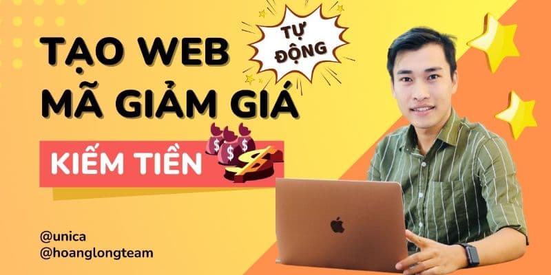 Tạo Web Mã Giảm Giá Kiếm Tiền Với Affiliate