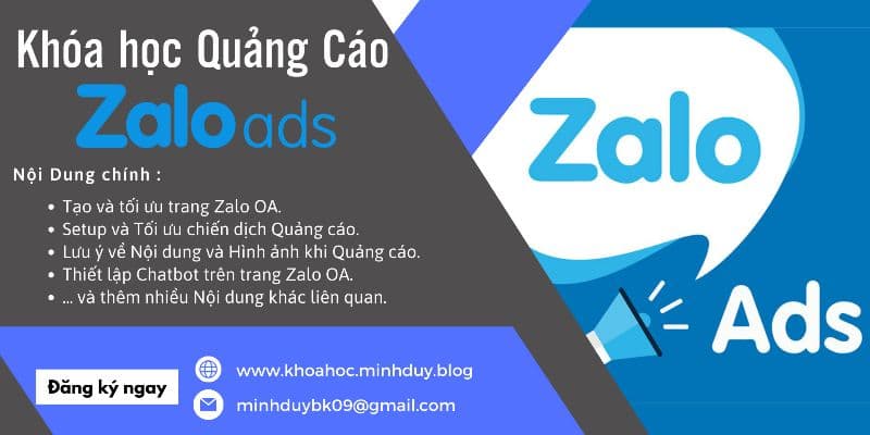 Trọn Bộ Quảng Cáo Từ A-Z Trên Nền Tảng Zalo (2022)