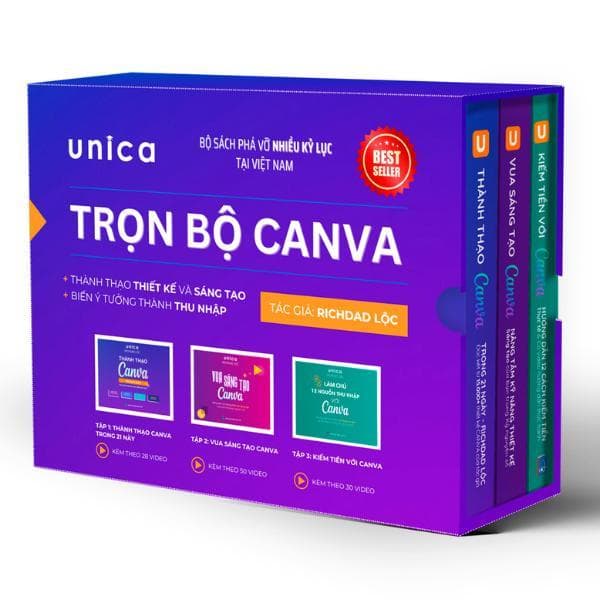BỘ SÁCH CANVA 3 CUỐN