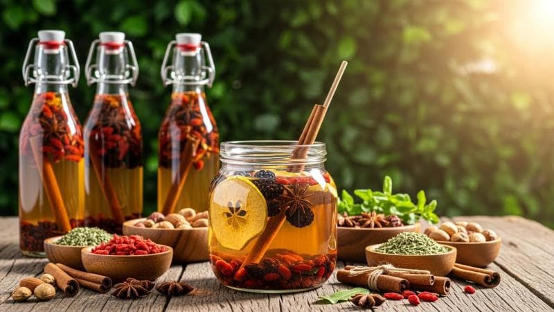 Kombucha Thảo Dược Thanh Lọc & Chữa Lành Cơ Thể