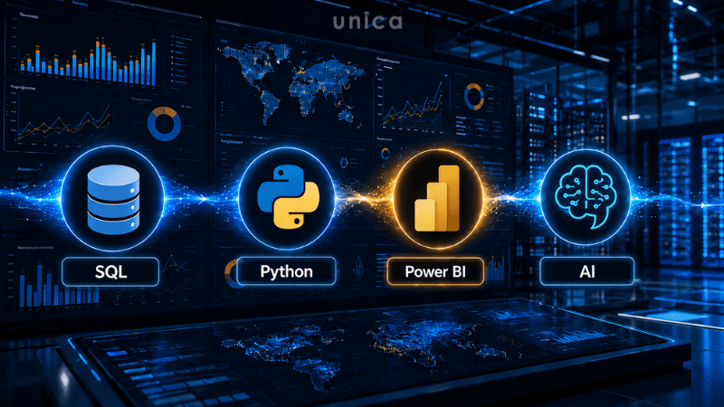 Ứng Dụng SQL, Python, Power BI & AI Trong Phân Tích Dữ Liệu