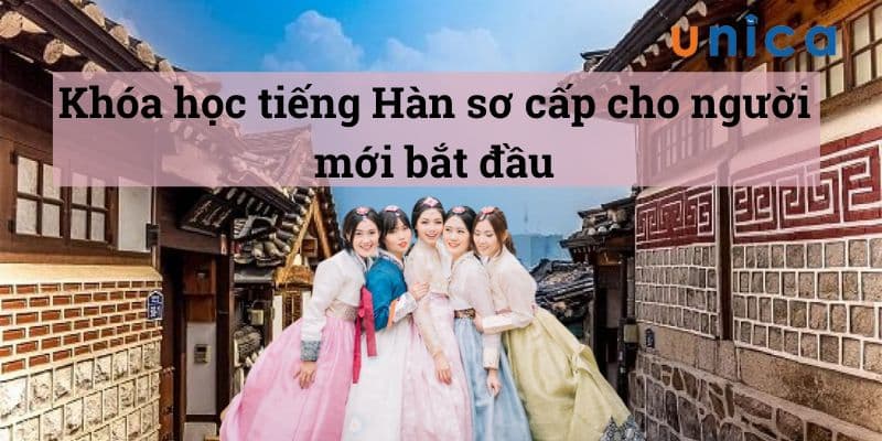 Khóa Học Tiếng Hàn Sơ Cấp Cho Người Mới Bắt Đầu