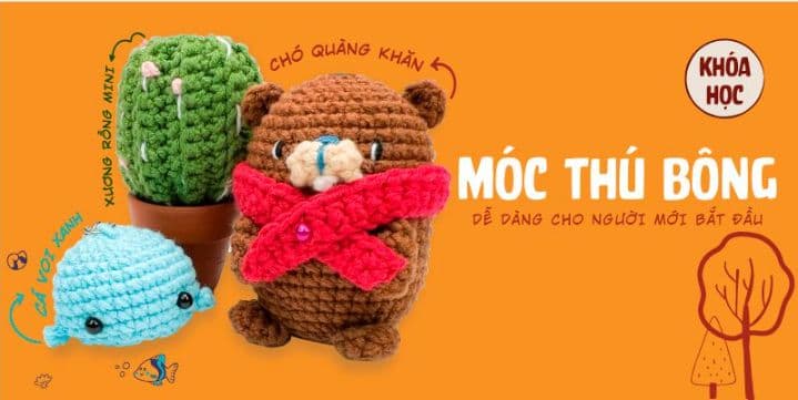 Móc Thú Bông Dễ Dành Cho Người Mới Bắt Đầu