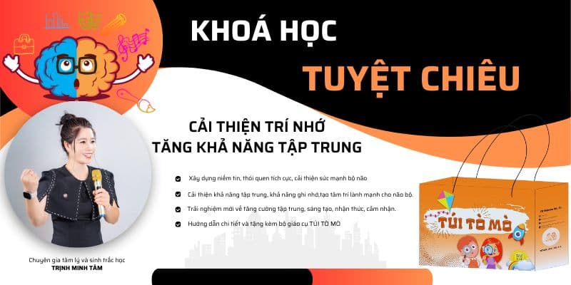 Cải thiện trí nhớ - tăng khả năng tập trung cho trẻ