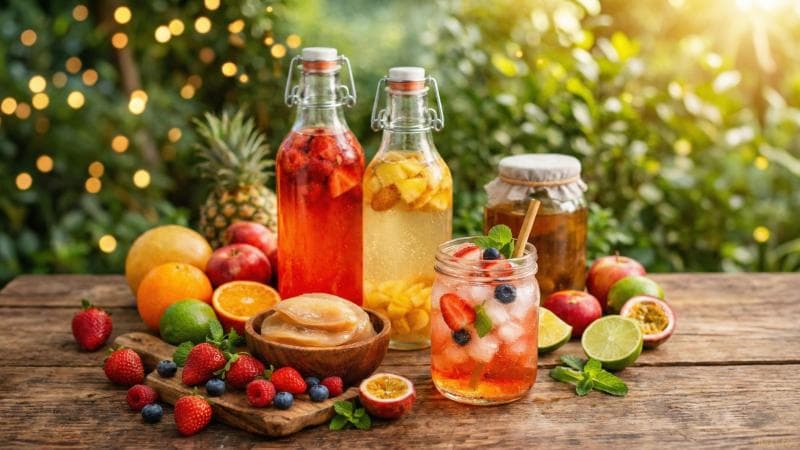 Kombucha Trái Cây – Kinh Doanh Thức Uống Chữa Lành