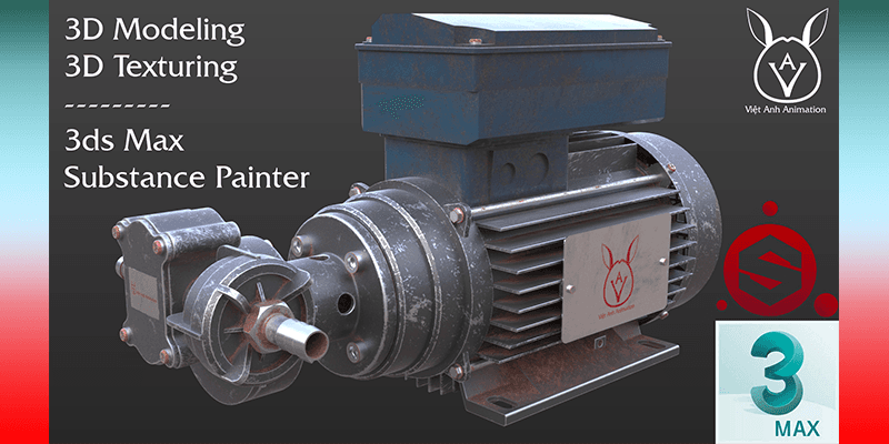 Dựng Hình 3D Model Với 3ds Max & Substance Painter