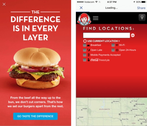 Canvas Facebook là một dạng quảng cáo