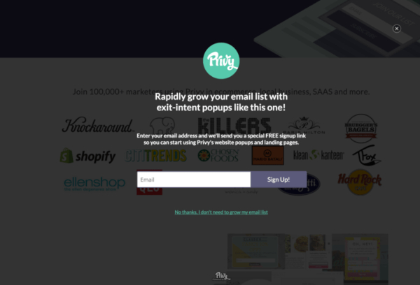 Quảng cáo Pop up xen kẽ