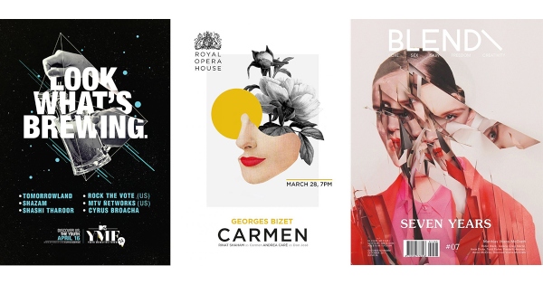 Thiết kế Poster theo phong cách cắt dán