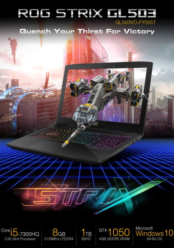 Banner quảng cáo của Laptop Asus ROG