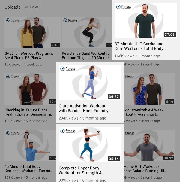 Tham khảo những video mà có lượt xem cao