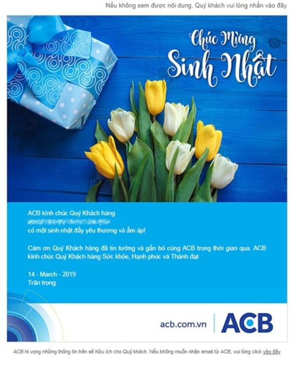 email markeing mẫu 3