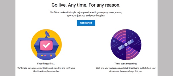 Live stream Youtube 3