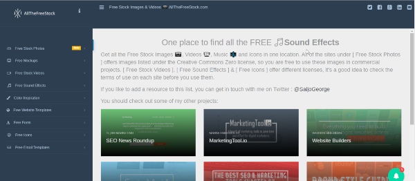 Website ảnh dành cho Designer - All The Free Stock