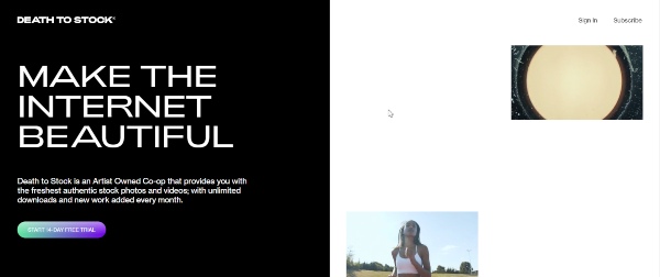 Website ảnh dành cho Designer - Death to the Stock Photo