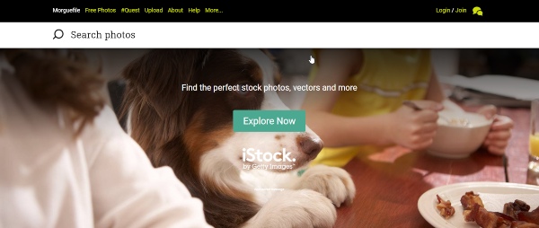 Website ảnh dành cho Designer - Morguefile