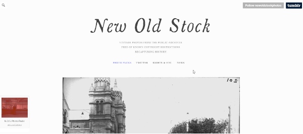 Website ảnh dành cho Designer - New Old Stock