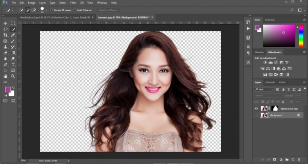 Hướng dẫn cách tách tóc trong Photoshop chi tiết nhất - Unica.vn