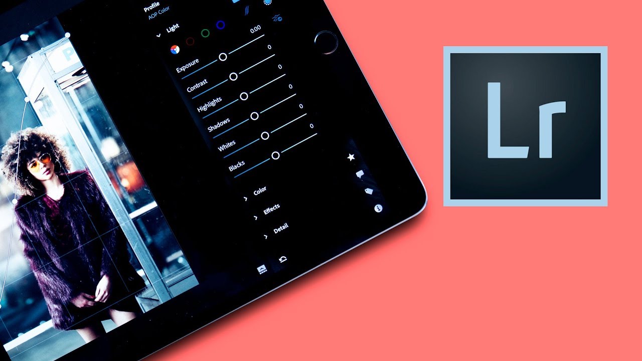 Ứng dụng Lightroom giúp xoay ảnh nhanh chóng