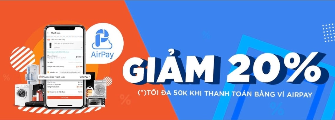 Hướng dẫn liên kết ví Airpay với Shopee nhận nhiều ưu đãi