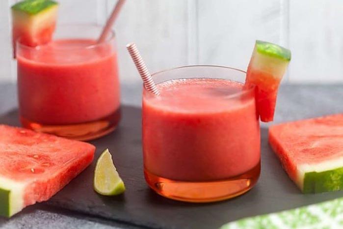 cách làm sinh tố dưa hấu