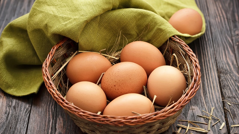 calo trong trứng