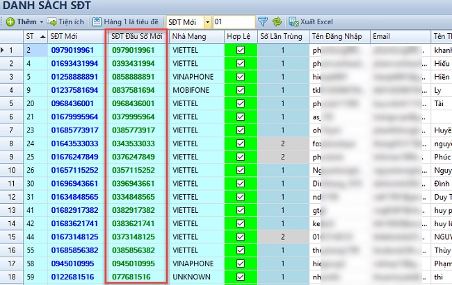 Tổng hợp 3 cách lọc số điện thoại trong Excel nhanh nhất