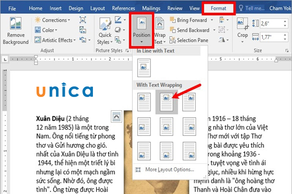 Hướng dẫn 4 cách di chuyển ảnh trong word tiết kiệm thời gian