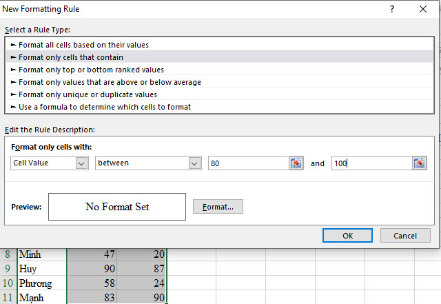 cách đổi màu ô trong Excel