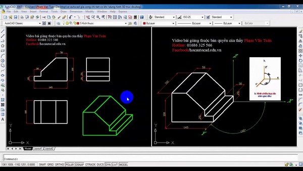 Lệnh đo kích thước xiên