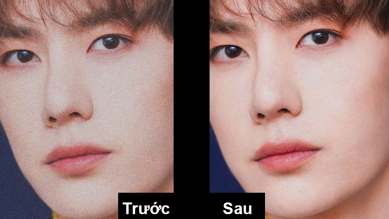 Kết quả sau khi khử noise ảnh online