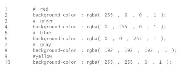 TOP 5 mã màu trong suốt trong CSS chi tiết nhất