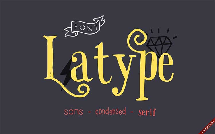 Mẫu Font Latype Việt hóa