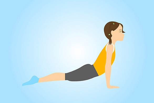 yoga tư thế rắn hổ mang