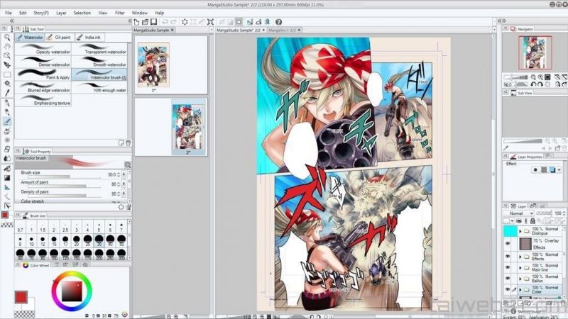 Phần mềm vẽ Cip Studio Paint