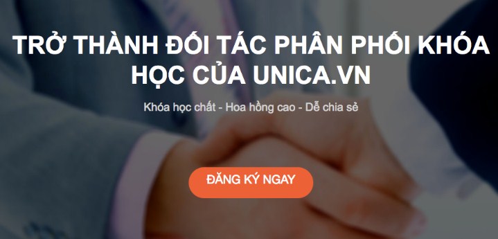 Đăng ký affiliate marketing trên Unica để kiếm tiền