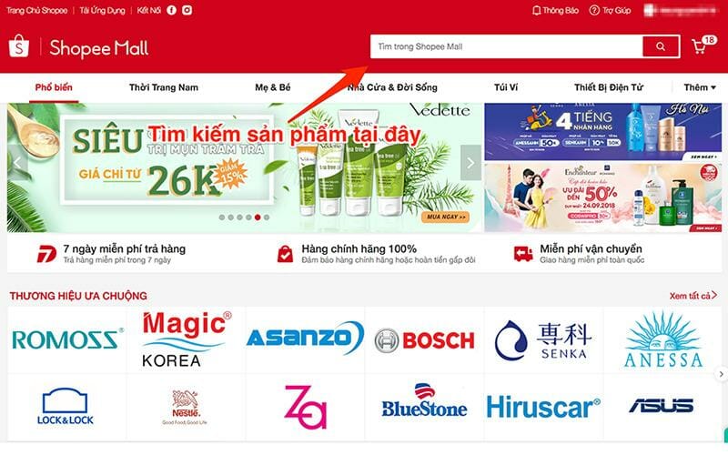 Tìm kiếm sản phẩm