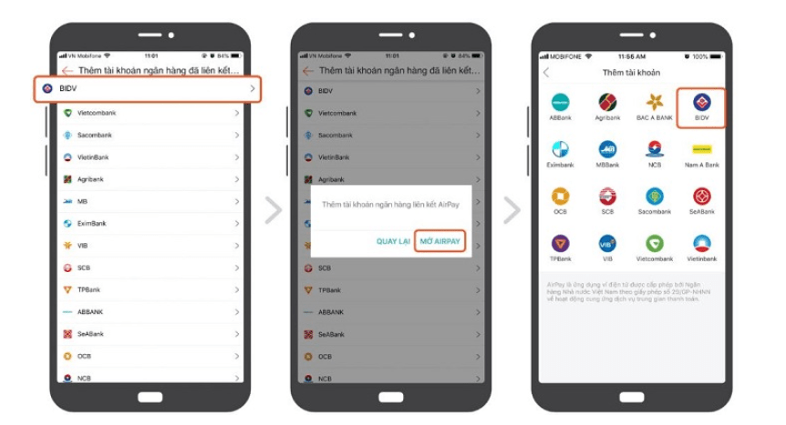 Chọn biểu tượng ngân hàng