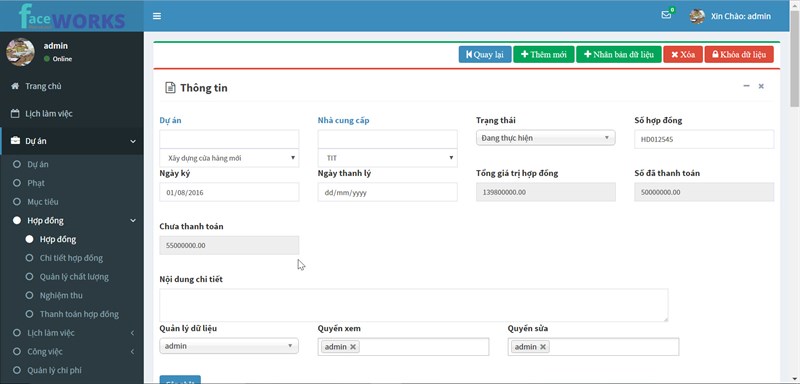 Phần mềm Facework