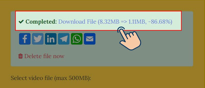 click vào Download để tải video về máy.