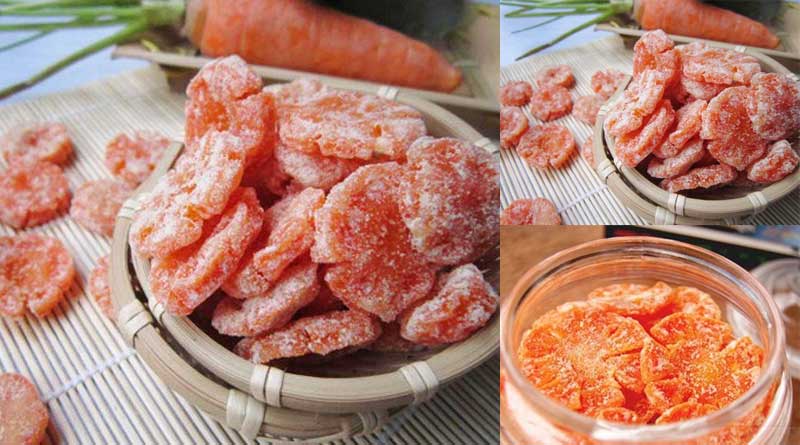 3 Cách làm mứt cà rốt dẻo giòn, đẹp mắt