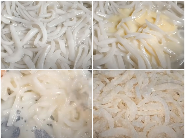 Thành quả khi sên xong mứt dừa