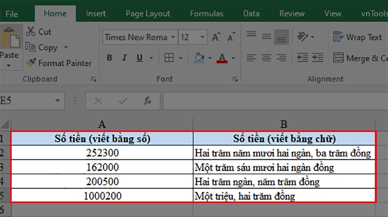 Hoàn thành cách chuyển số thành chữ bằng phần mềm vnTools