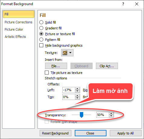 Sử dụng một hình ảnh làm hình nền cho slide  PowerPoint 2007  Học kế toán  thuế tại Thanh Hóa  Đào tạo kế toán thanh hóa  Học kế toán