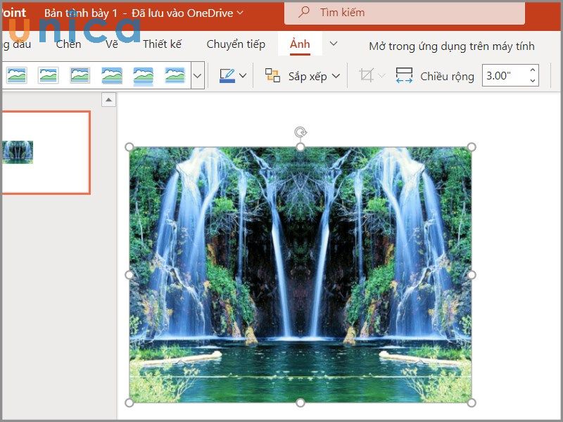 Kéo chuột để điều chỉnh vị trí và kích thước ảnh cho hợp lý