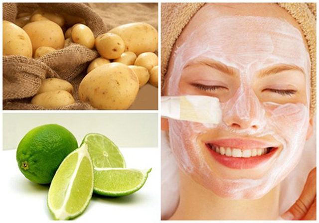 Làm đẹp cùng với mặt nạ khoai tây nước cốt chanh