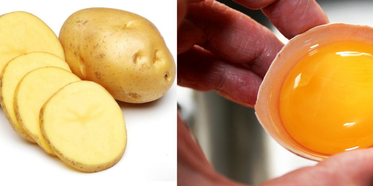 Mặt nạ khoai tây trứng gà giúp trị mụn, trị thâm
