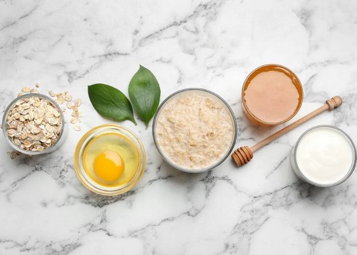 Công thức cho làn da sáng hồng với mặt nạ dưỡng da từ yến mạch và trứng