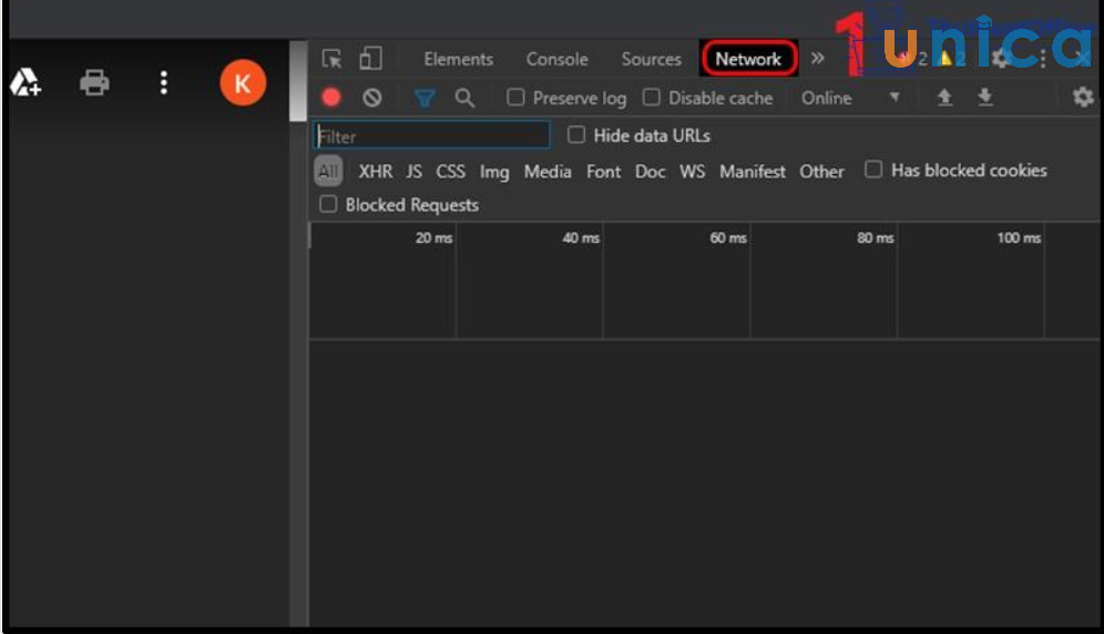 Nhấn F12 > Chọn Netword > Nhấn F5