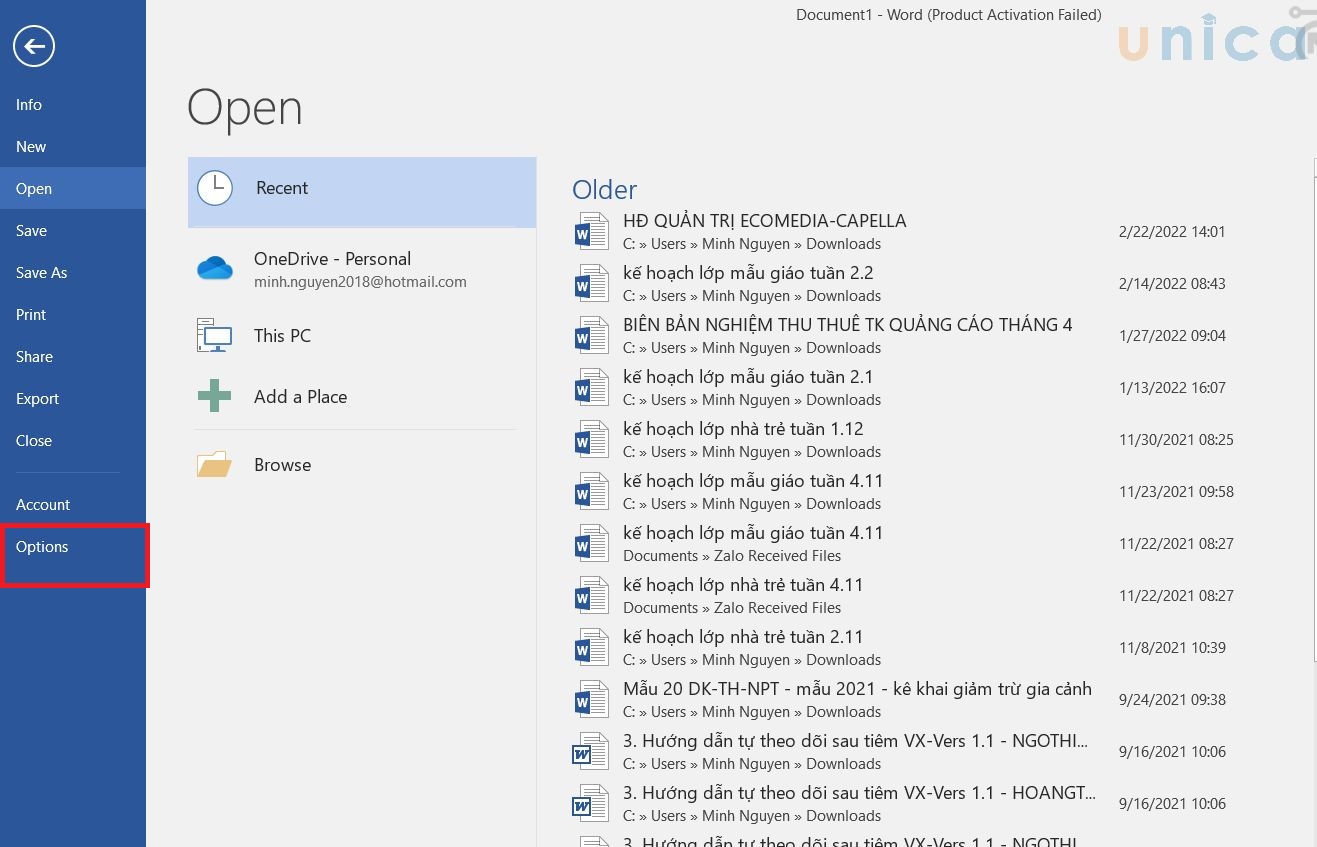 can-le-chuan-trong-word